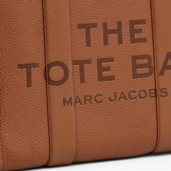 Marc Jacobs The Leather Large Tote Bag, Argan Oil